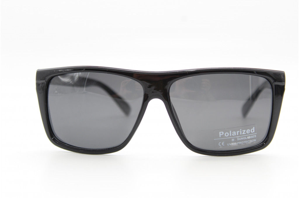 Солнцезащитные очки DECOROZZA POLARIZED 1006 59-14-136 C1 глянец черн.