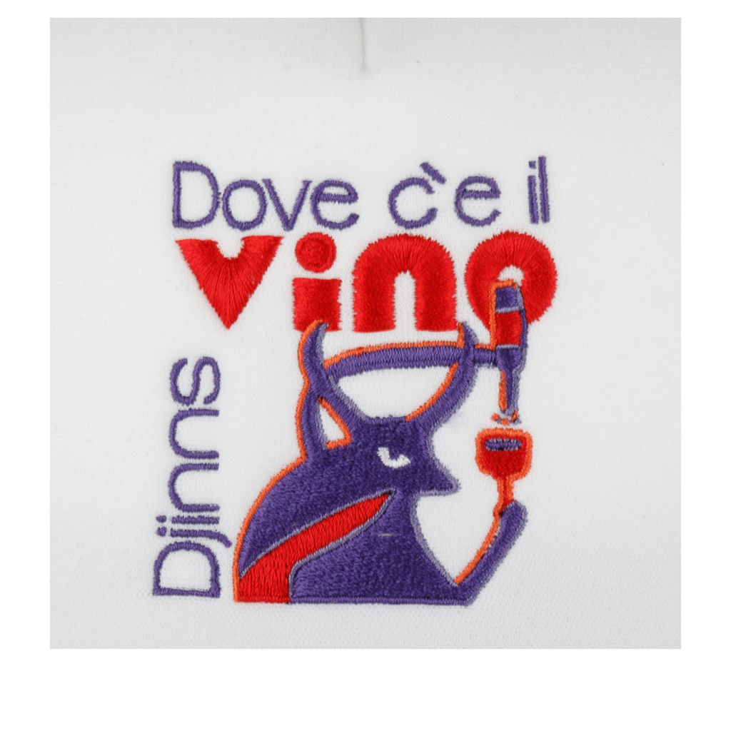 Бейсболка DJINNS арт. HFT Food Vino (черный / белый)