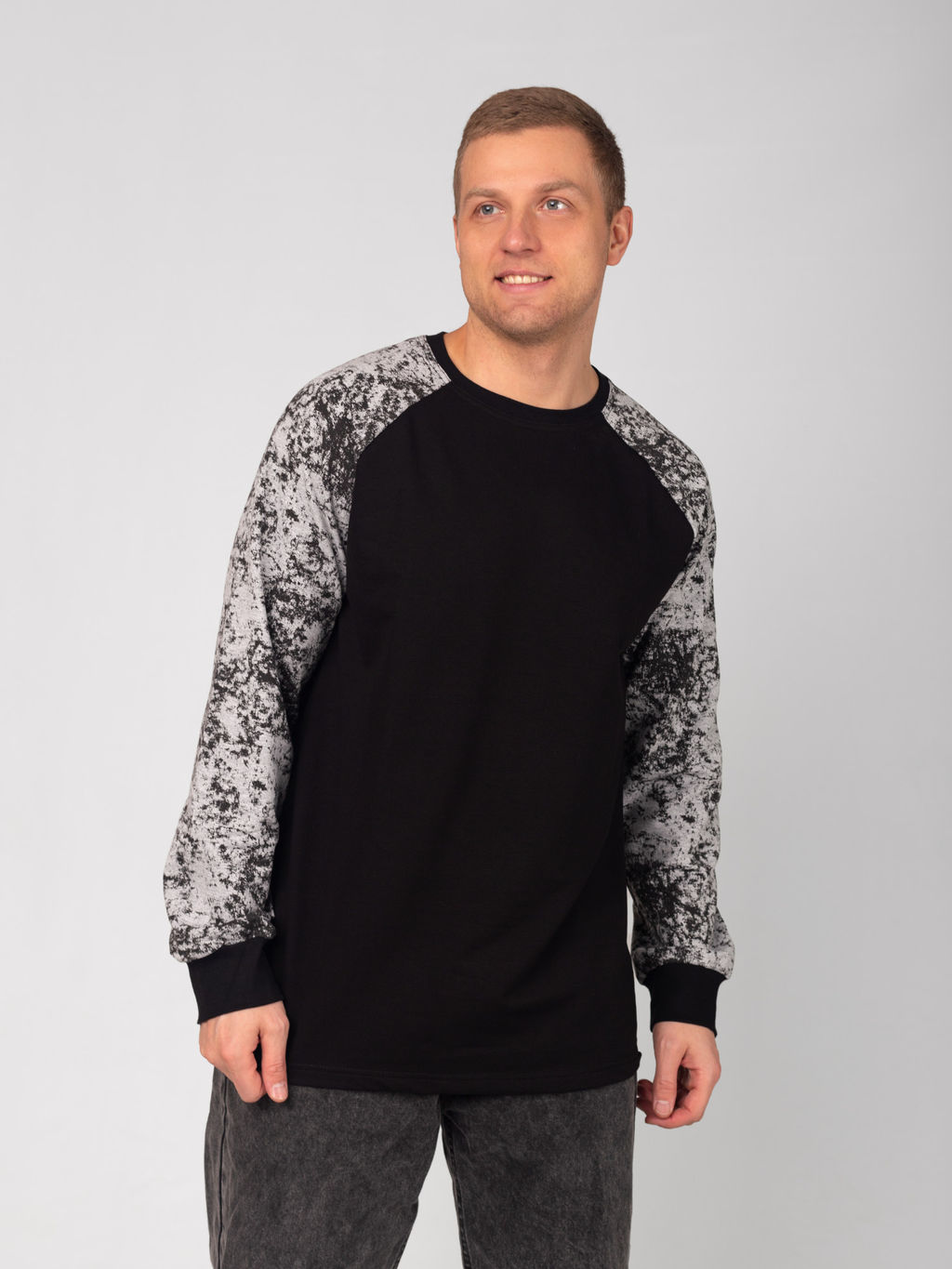 Толстовка мужская футер 2-х нитка ОРЕГОН ЧЕРНЫЙ - Domtrik фото 2