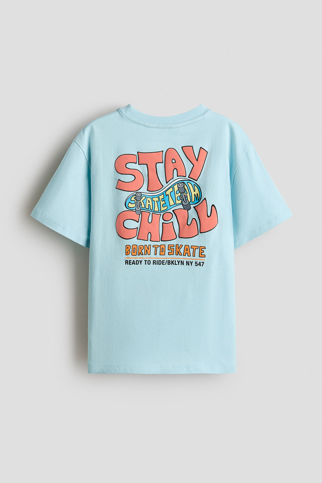 Camiseta estampada de algod?n - H&m фото 5