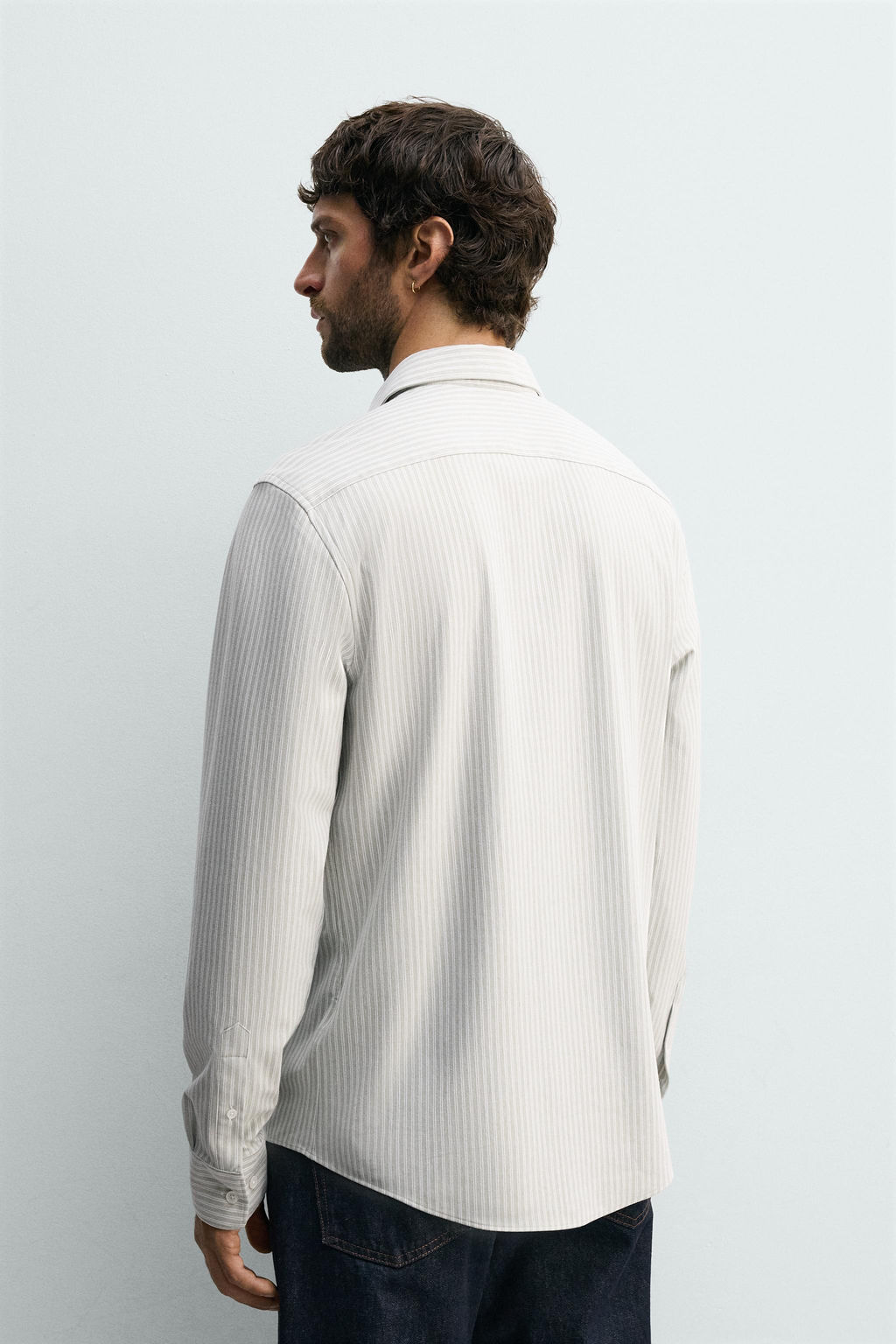 CAMISA REGULAR FIT / Verde / Crudo - Zara фото 3