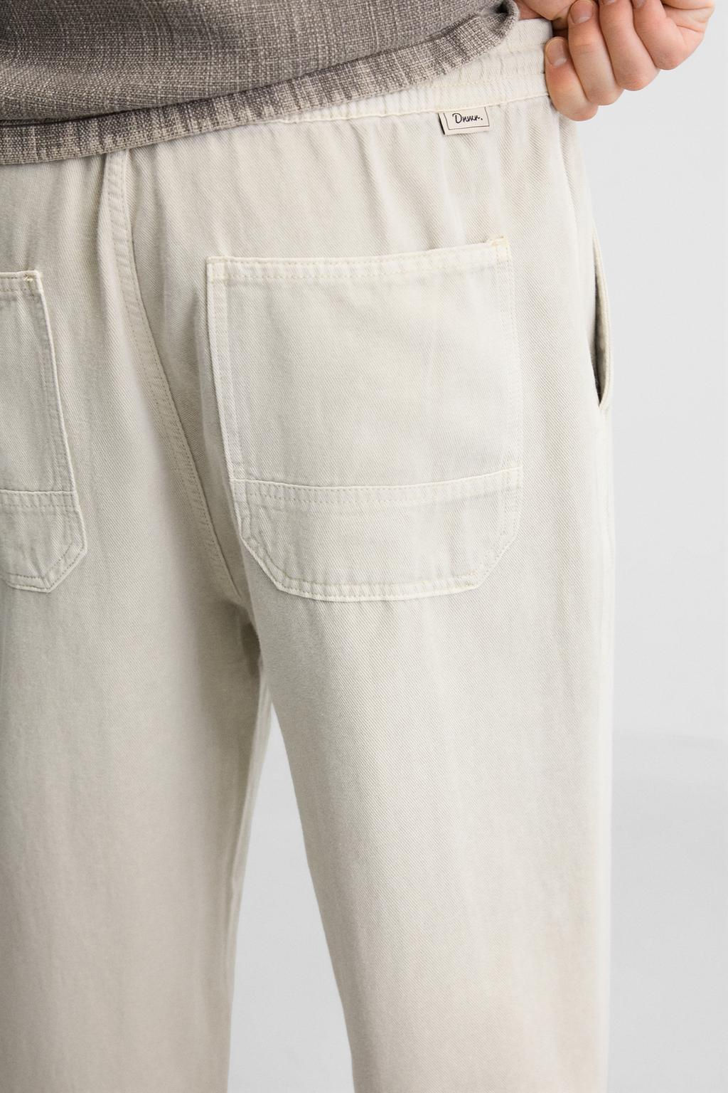 COTTON - LINEN TROUSERS - Zara фото 33