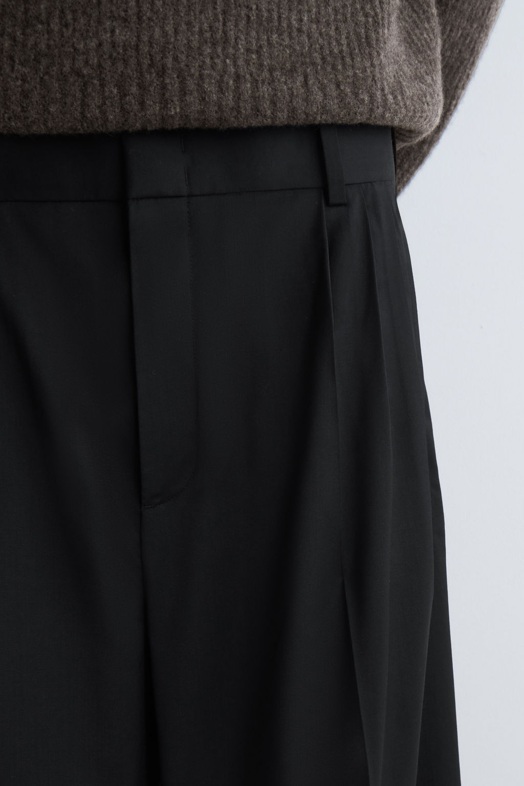 PANTAL?N DE PINZAS WIDE LEG RELAXED FIT - H&m фото 5
