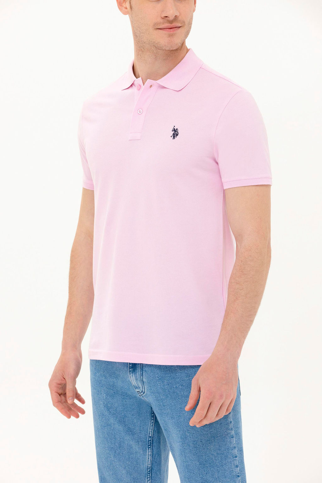 Мужская базовая футболка с воротником поло Magnolia - U.s. polo assn фото 6