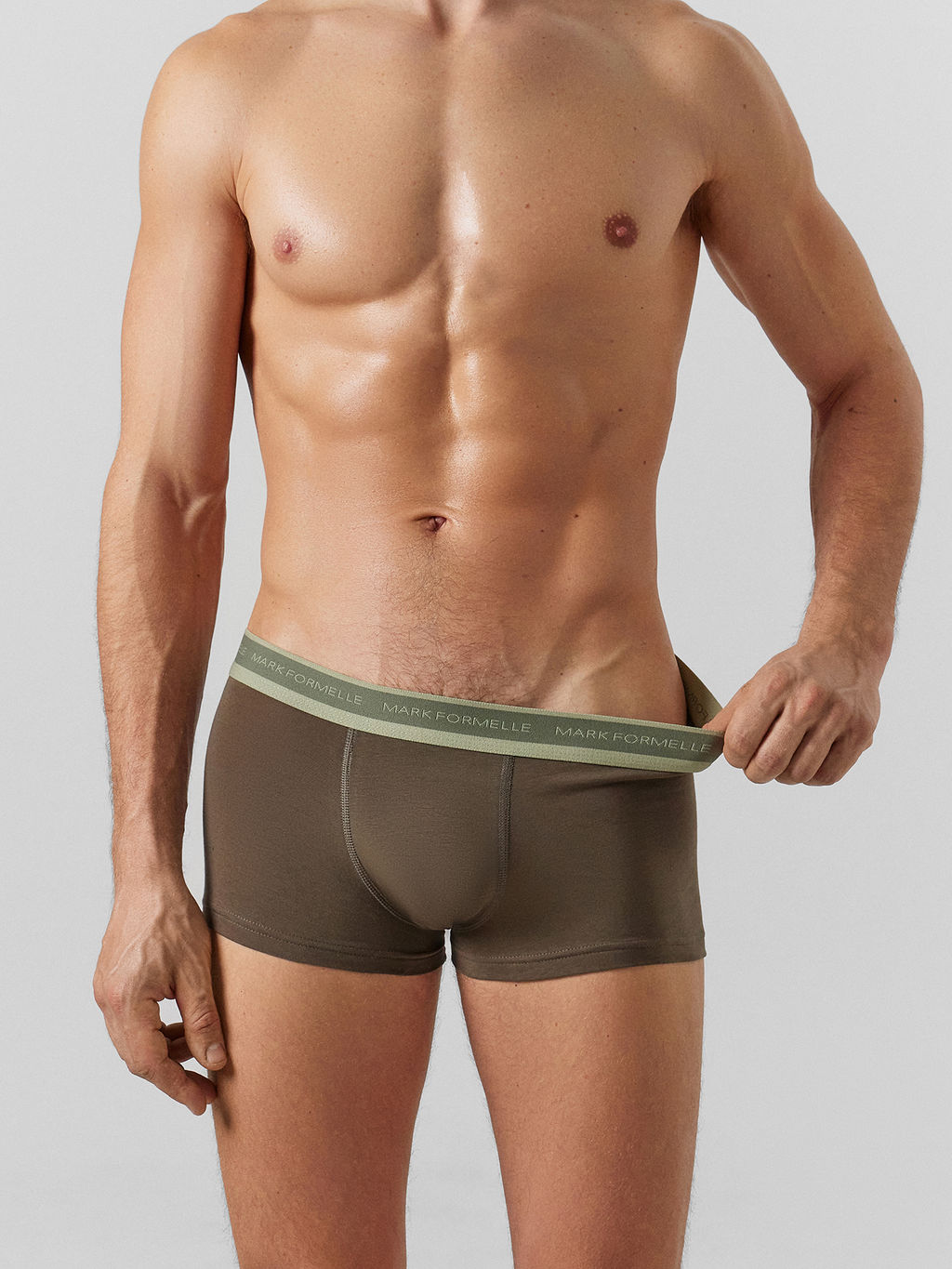 Цена за 2 штуки! Трусы боксеры мужские хаки