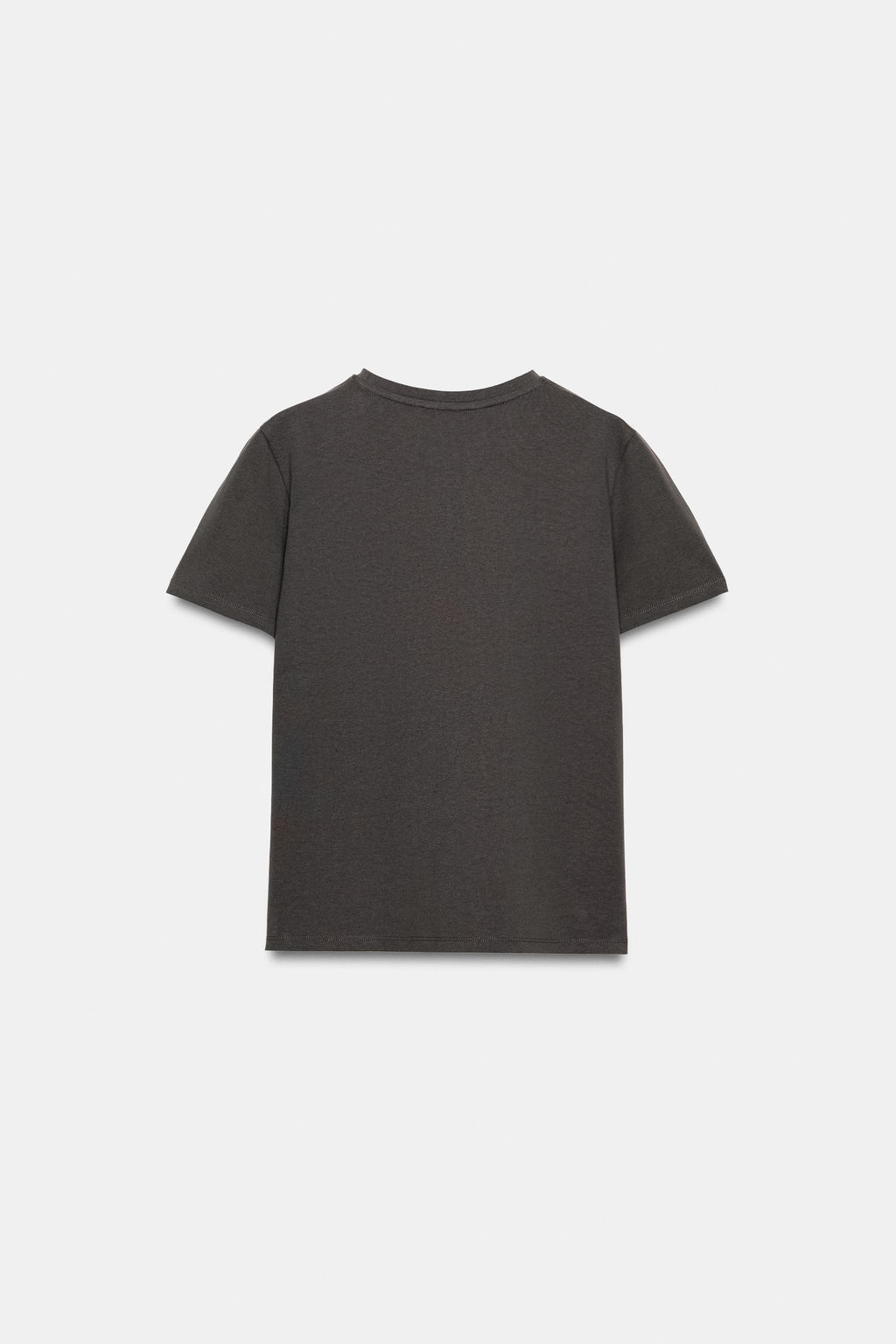 CAMISETA R?STICA ALGOD?N / Carb?n - Zara фото 7