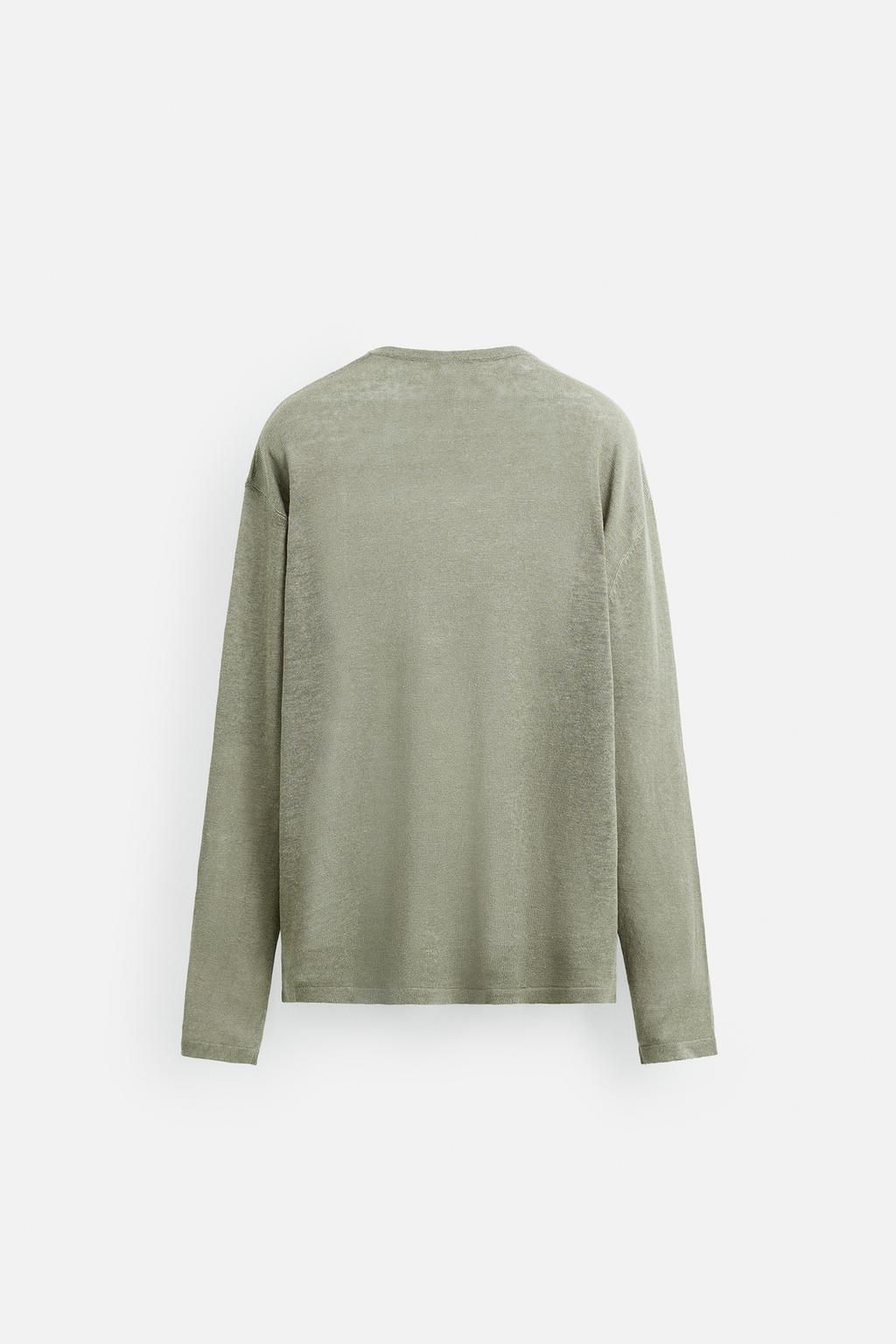 100% LINEN SWEATER - Zara фото 16