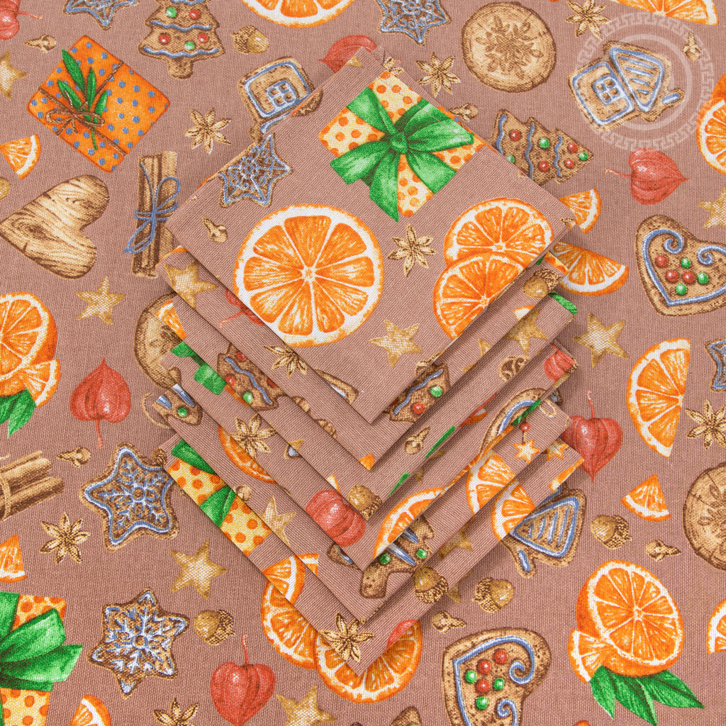 Набор столового белья Цитрус бежевый Набор столового белья Цитрус бежевый СБ.135.220/Скатерть: 1шт.-220*145; Салфетка: 6шт-35*35 Наборы столового белья из рогожки - Арт дизайн фото 2
