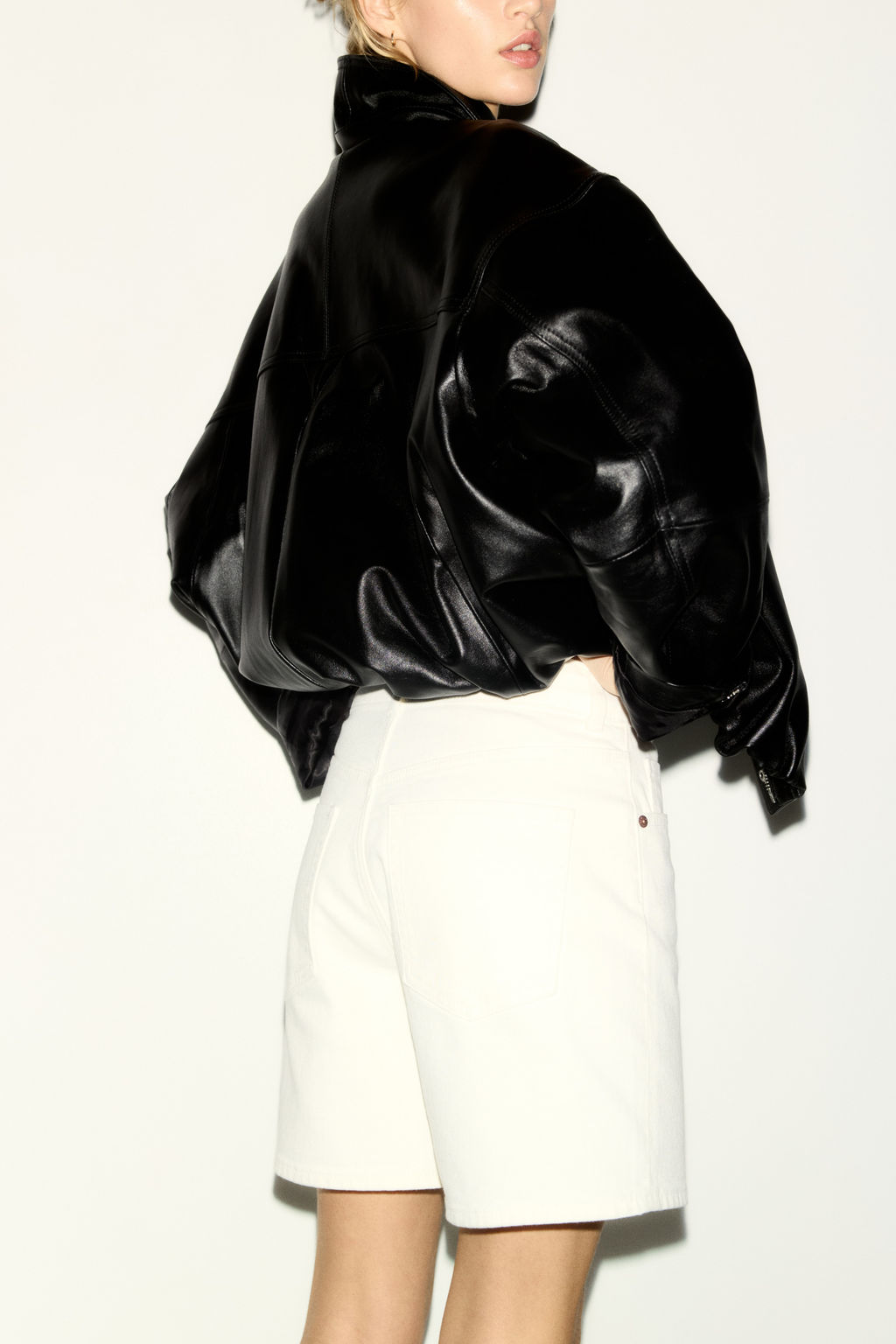 Vaquero corto de talle alto - H&m фото 11