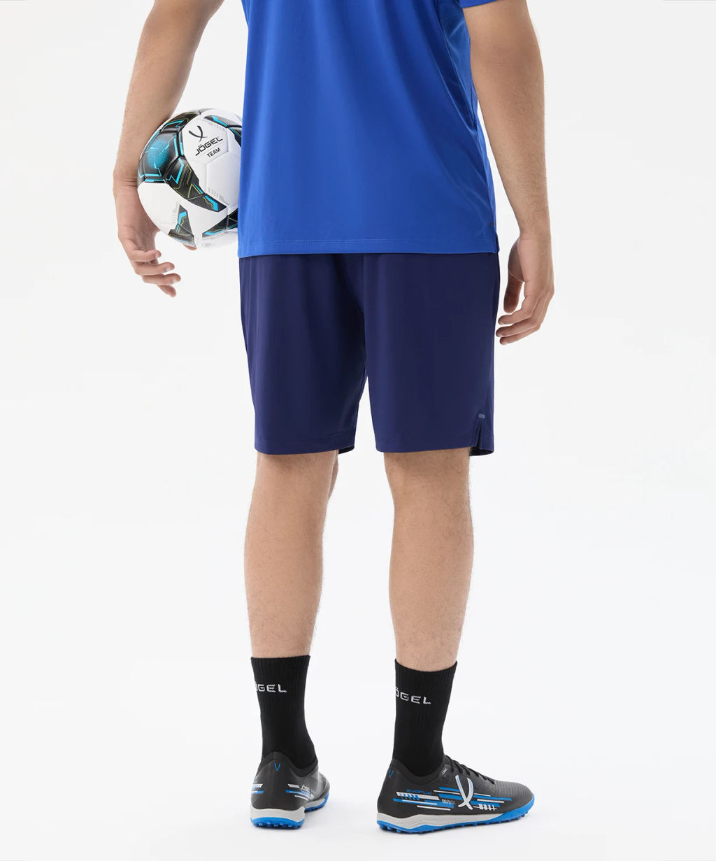 Шорты тренировочные без карманов JOGEL PREMIER PerFormDRY Training Shorts, темно-синий  фото 8