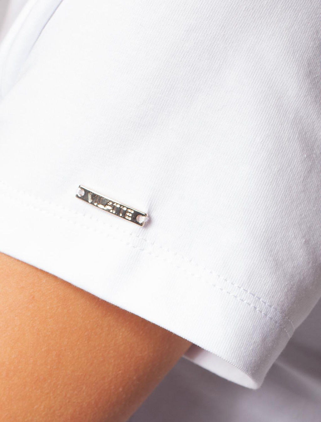 VILATTE / Футболка из премиального хлопка с эластаном  фото 2