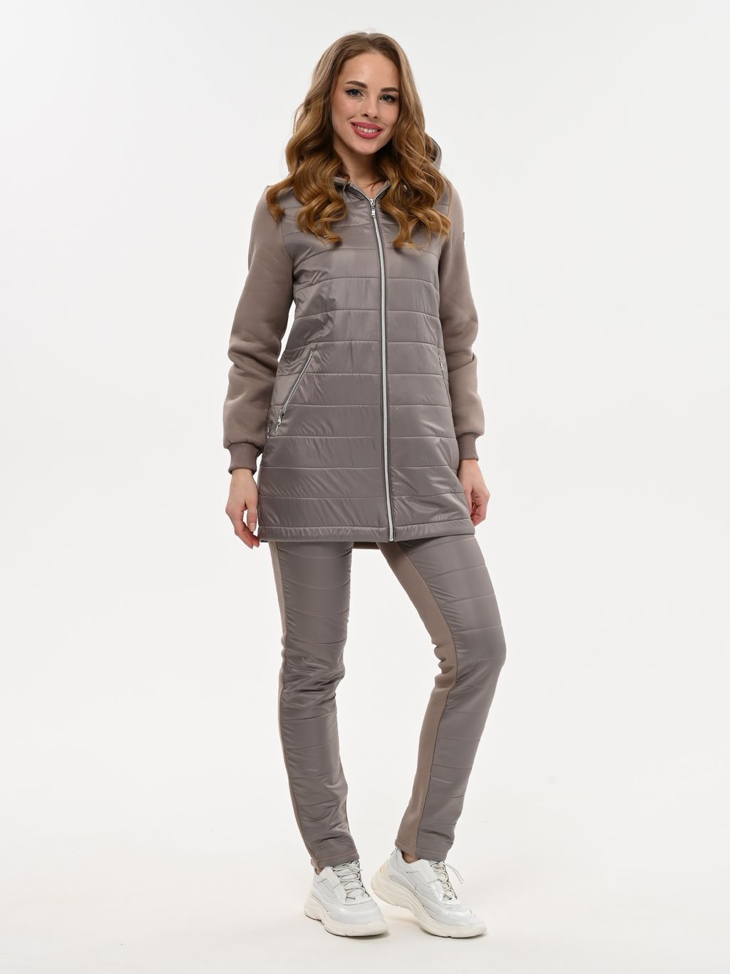 Толстовка  футер с плащевкой - А+б коллекция фото 4