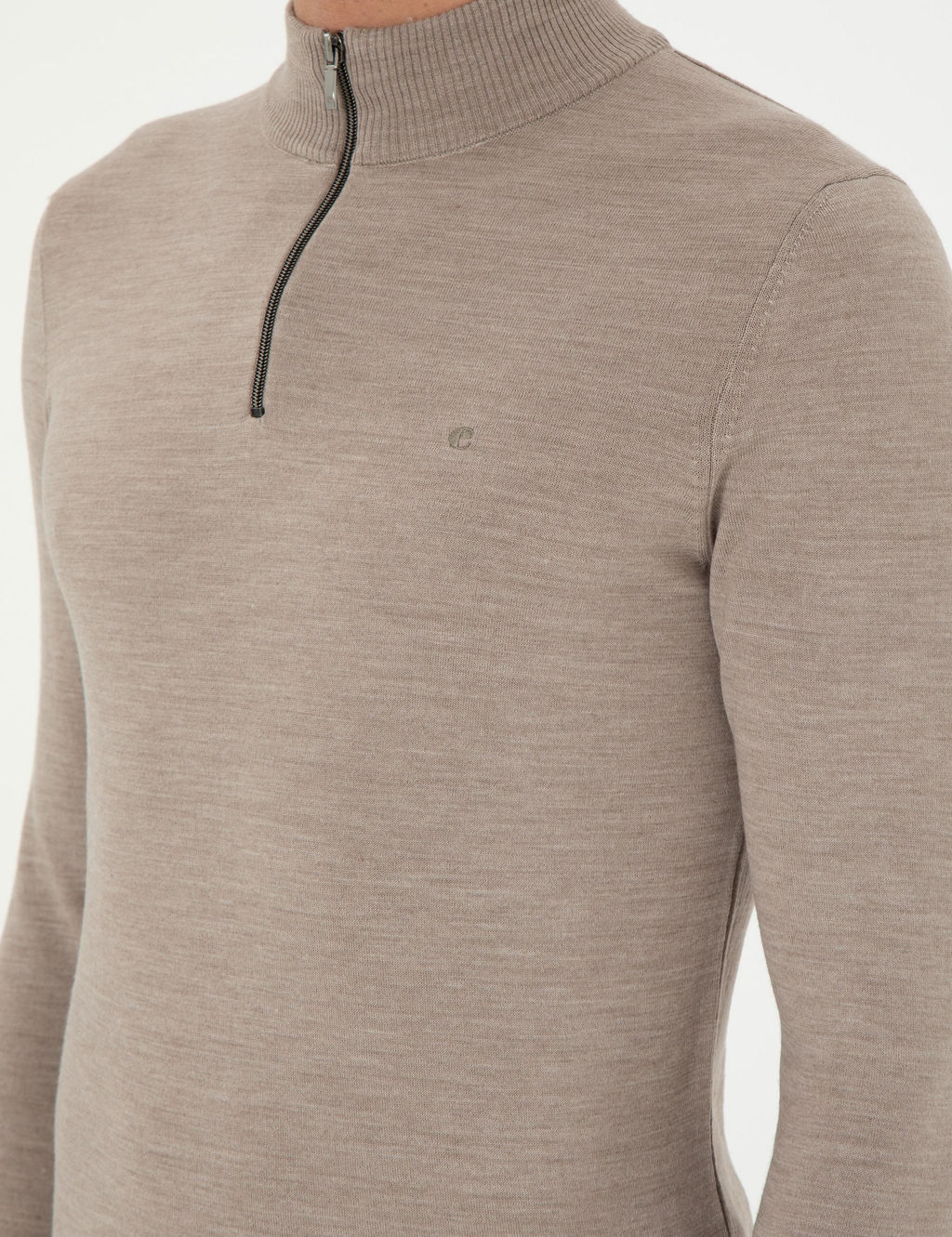 Базовый свитер стандартного кроя из норки - Cacharel фото 7