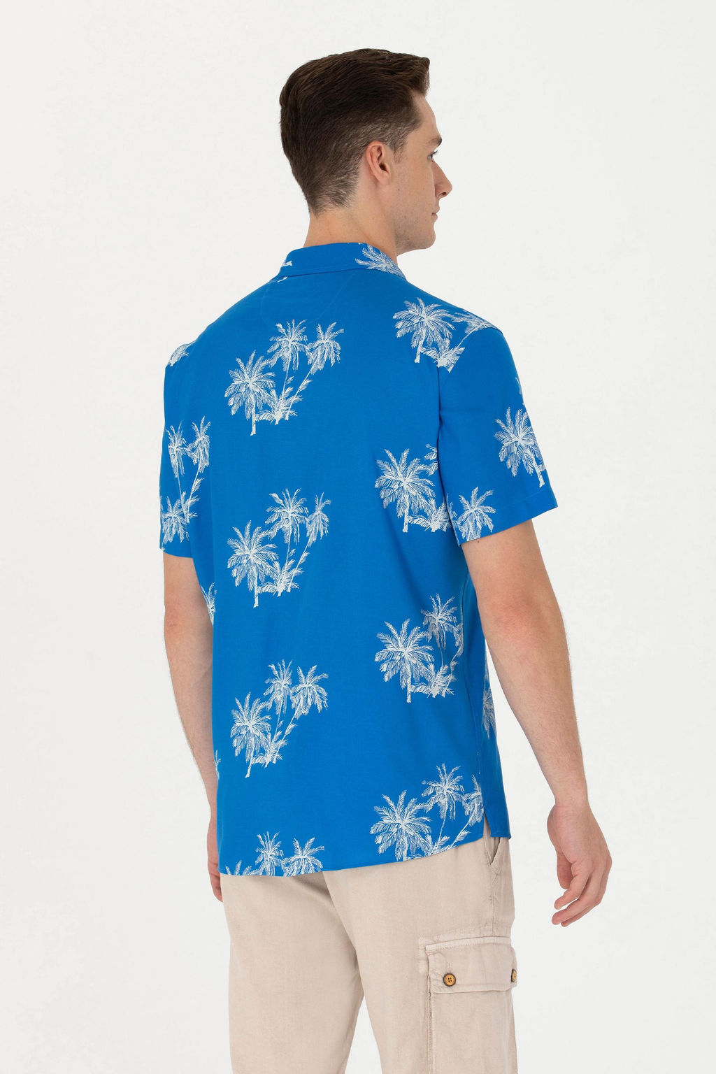 U. S. Polo Assn Мужская рубашка Saks с коротким рукавом - U.s. polo assn фото 5