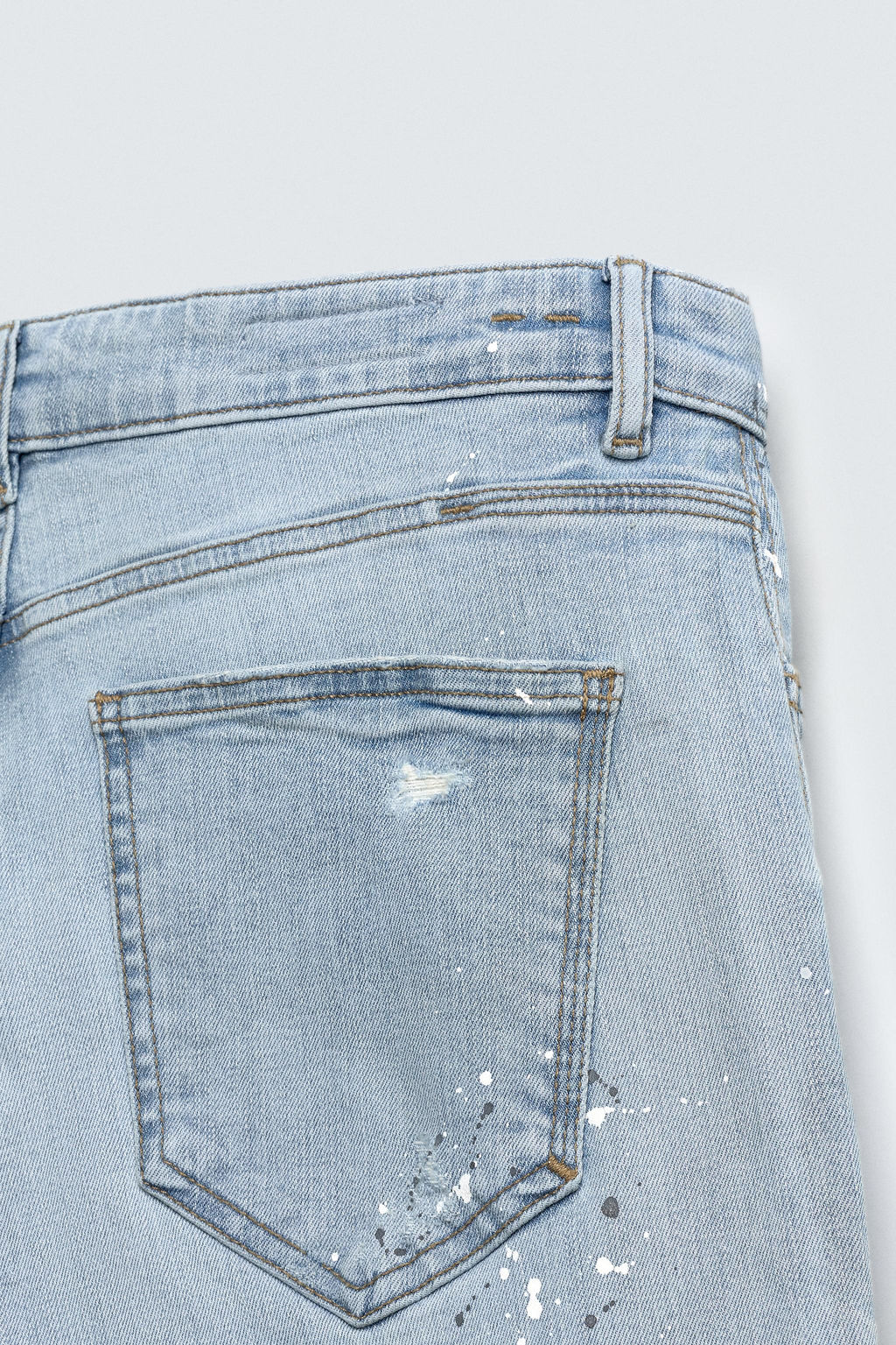 RIPPED SKINNY FIT JEANS - Zara фото 10