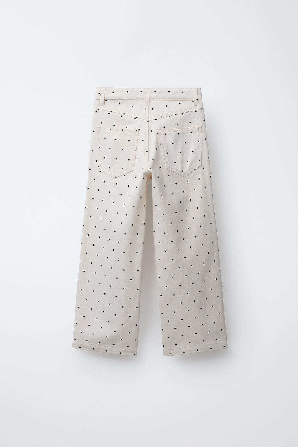 WIDE-LEG JEANS WITH POLKA DOTS - Zara фото 8