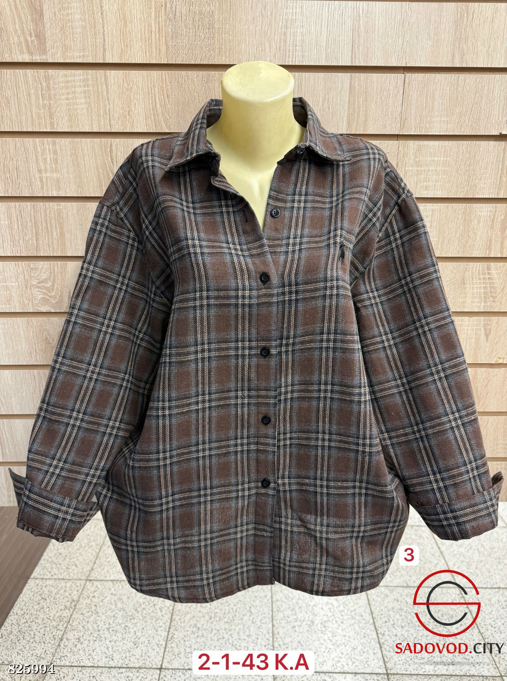 Женская рубашка из 100% хлопка