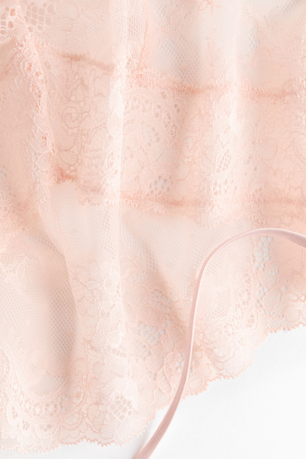 Top de encaje con tirantes espagueti - H&m фото 3
