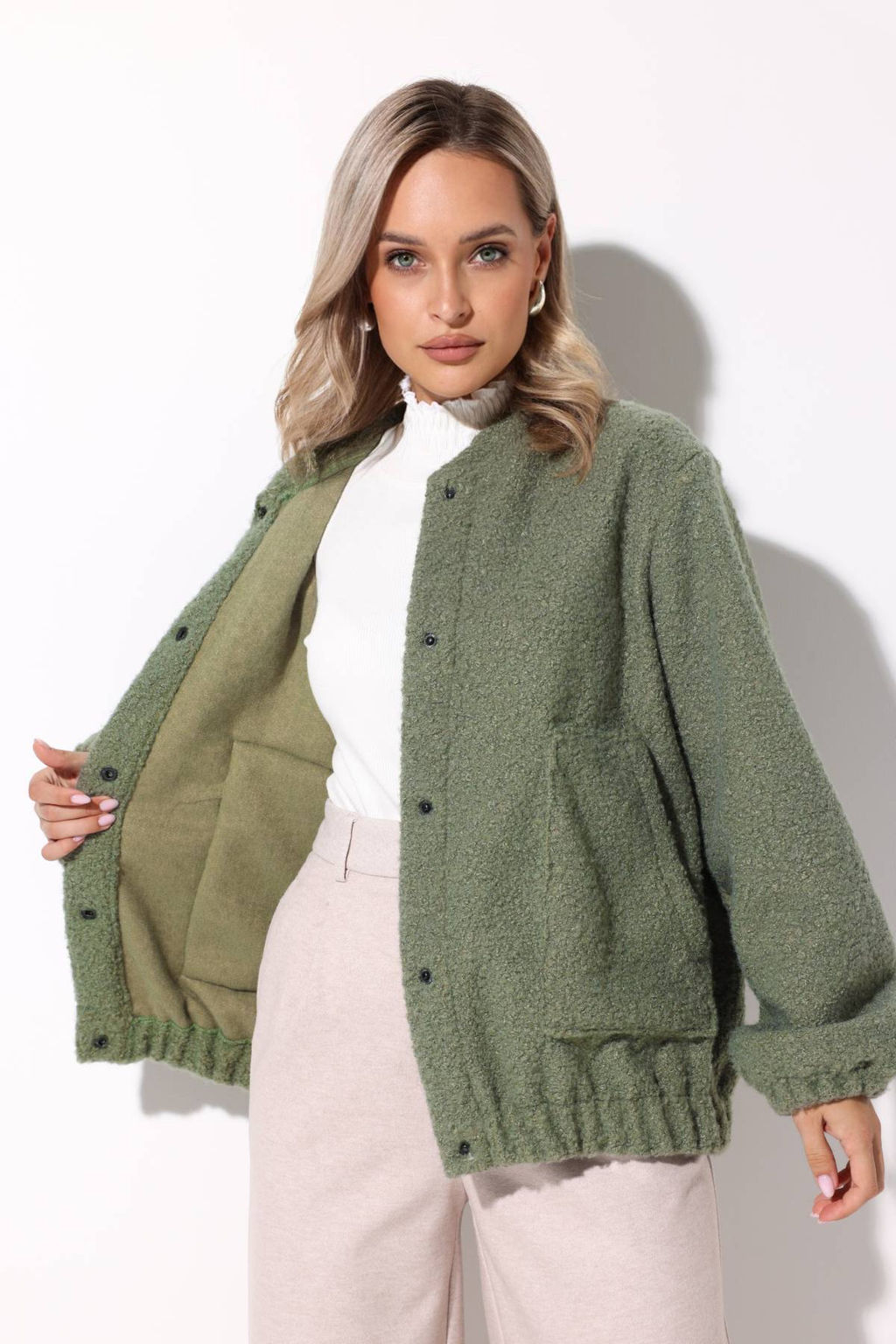 Жакет женский 4311/01/Оливковый - Rise фото 7