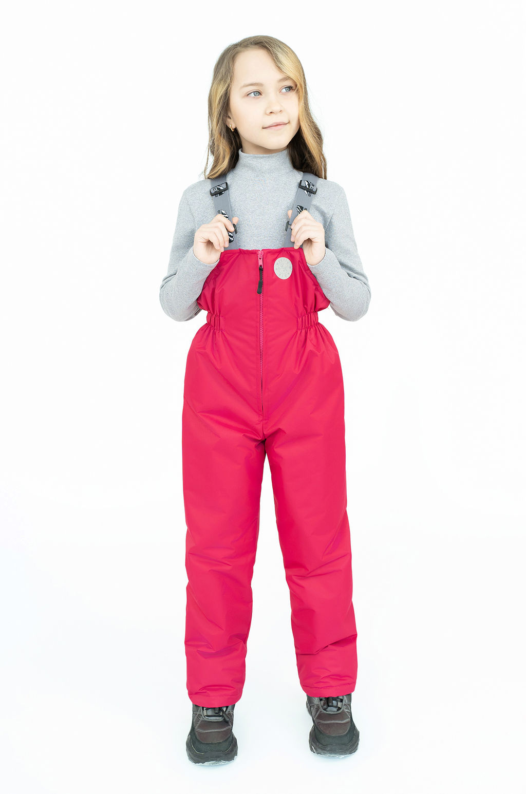 Полукомбинезон детский малиновый