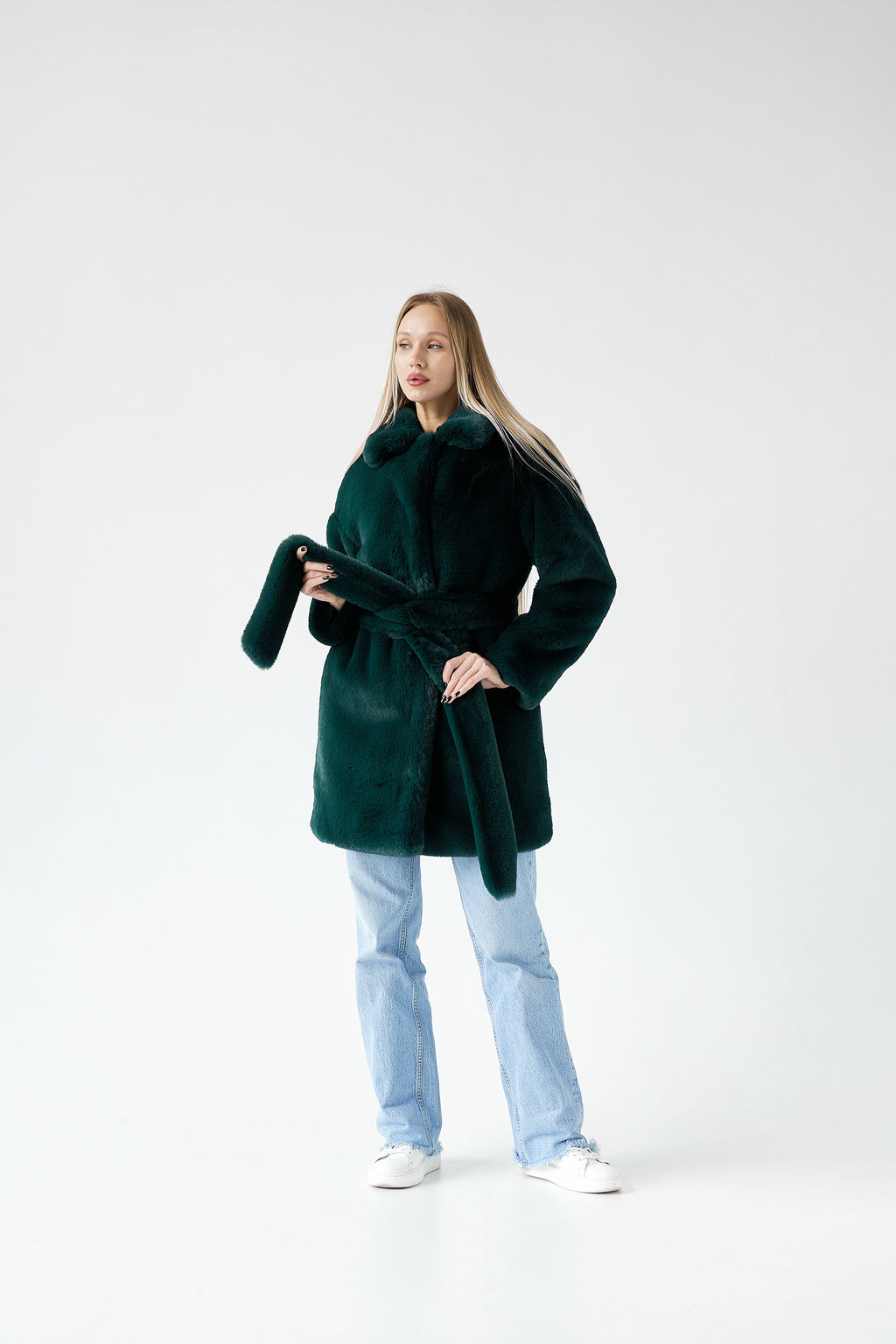 Шубка утеплённая 25005 (белый) - Kankan фото 7