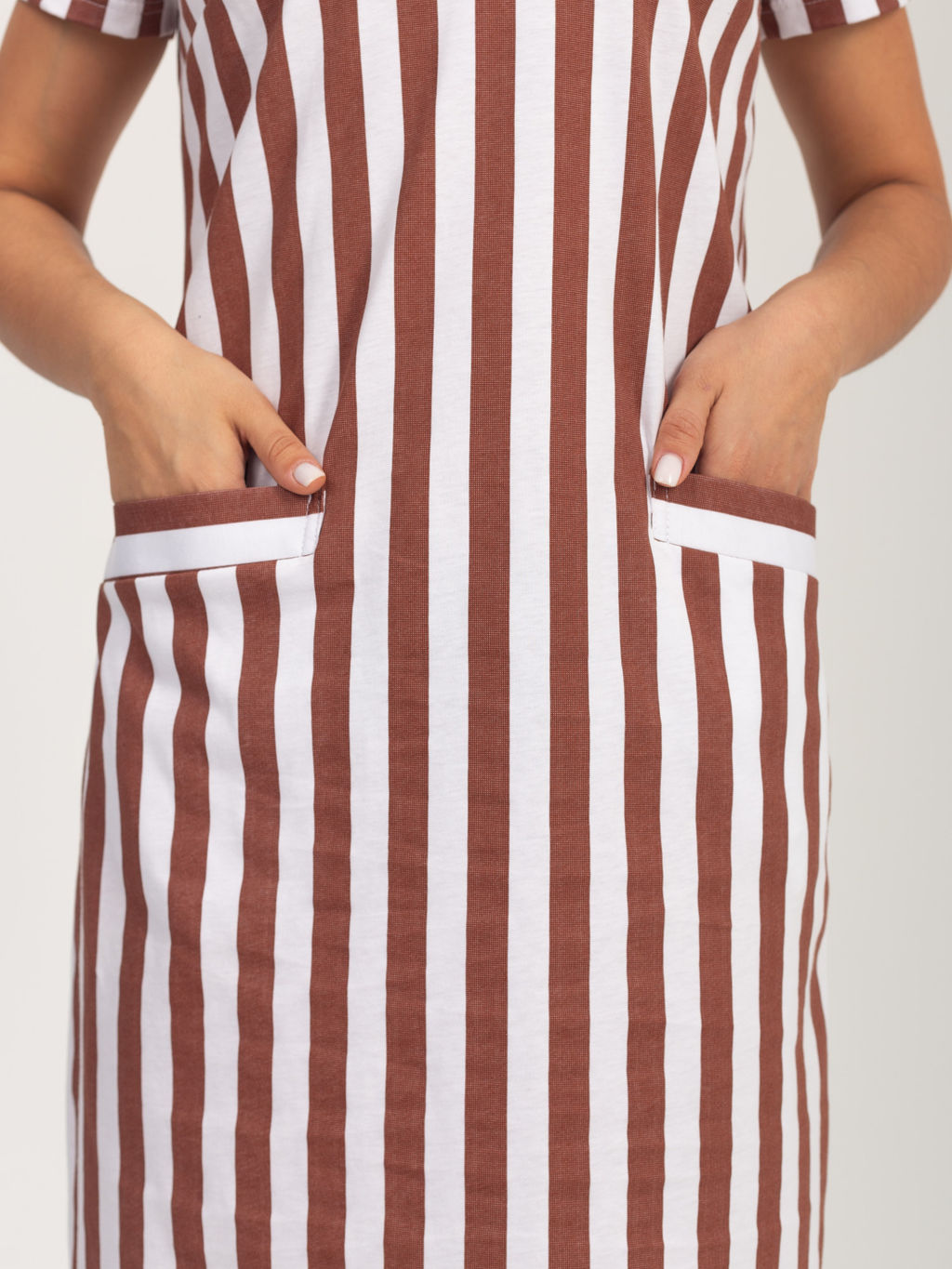 Платье женское кулирка КЕЛЛИ ШОКОЛАД - Domtrik Домашний трикотаж фото 5