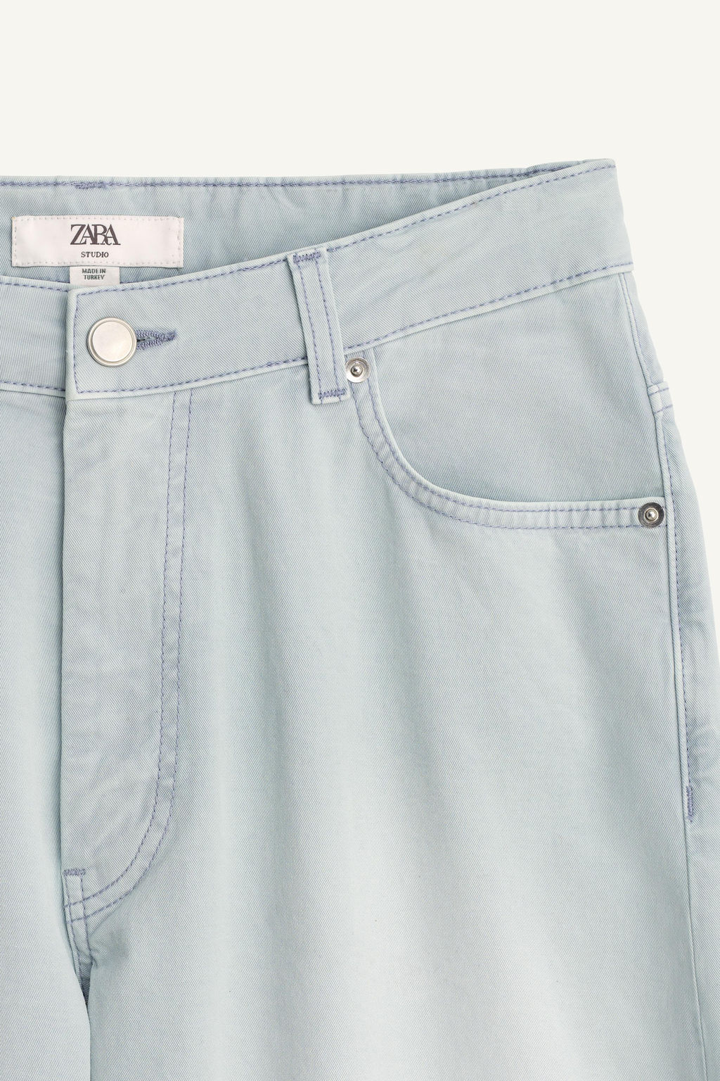 JEANS RECTOS LIMITED EDITION / Azul claro - Zara фото 9