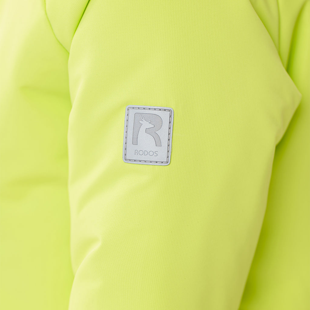 RODOS Куртка для девочки мембрана демисезон М-274 Лайм