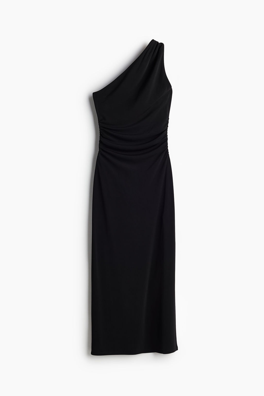 Vestido de un hombro en punto - H&m фото 7