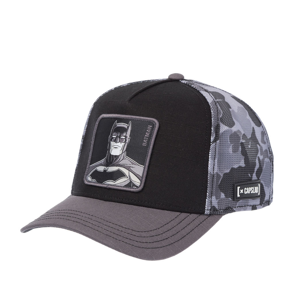 Бейсболка CAPSLAB арт. CL/DC8/1/PCT/TEA DC Comics Batman (серый / черный)
