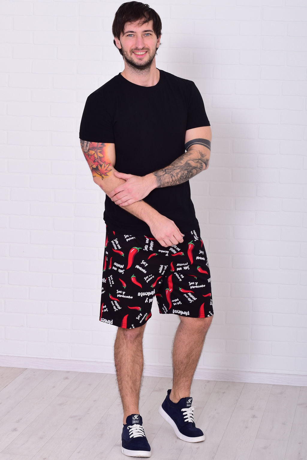 Шорты мужские 9-173 из хлопка - Новое кимоно фото 2