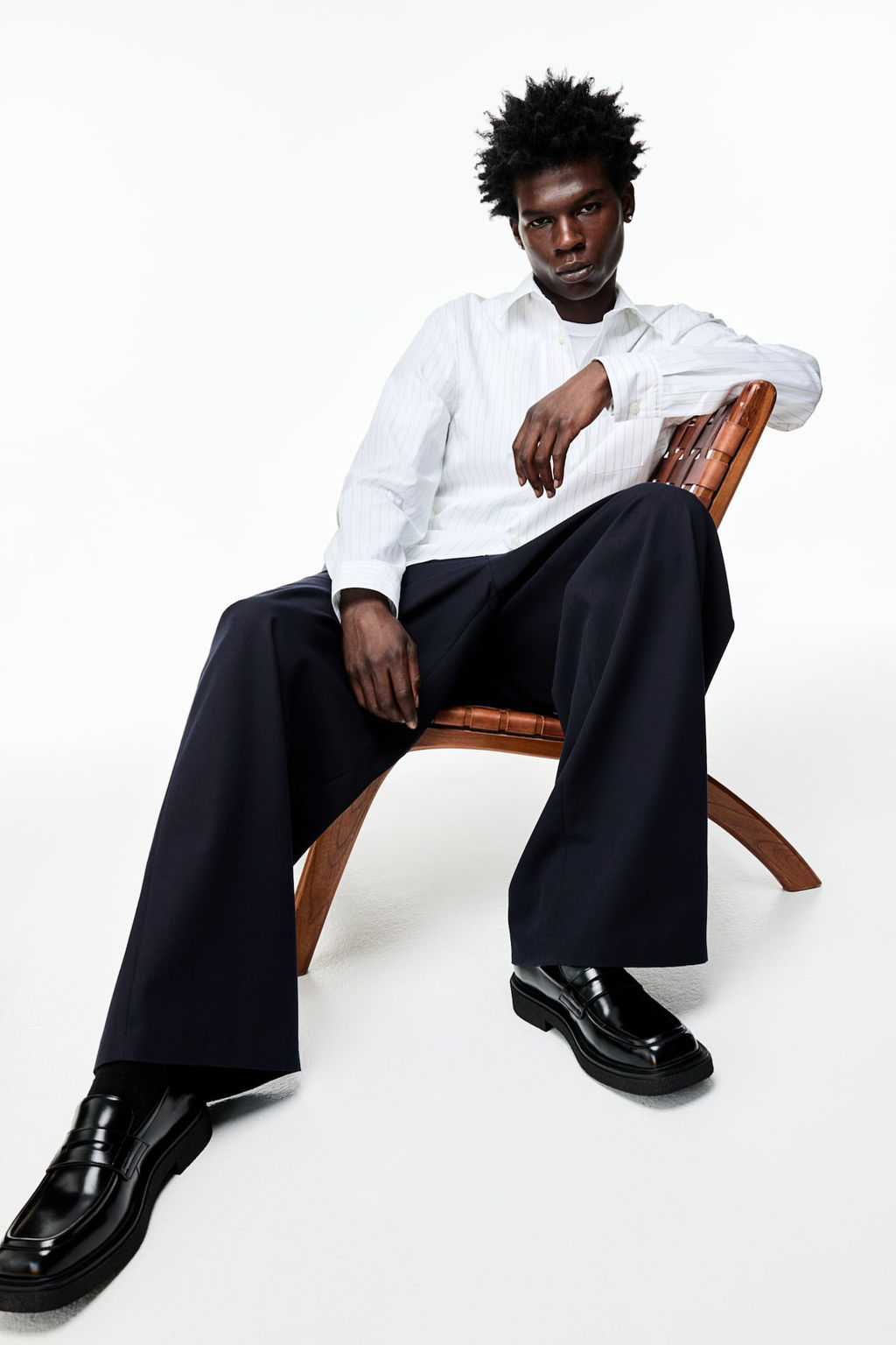 Camisa de popelina Regular Fit - H&m фото 5