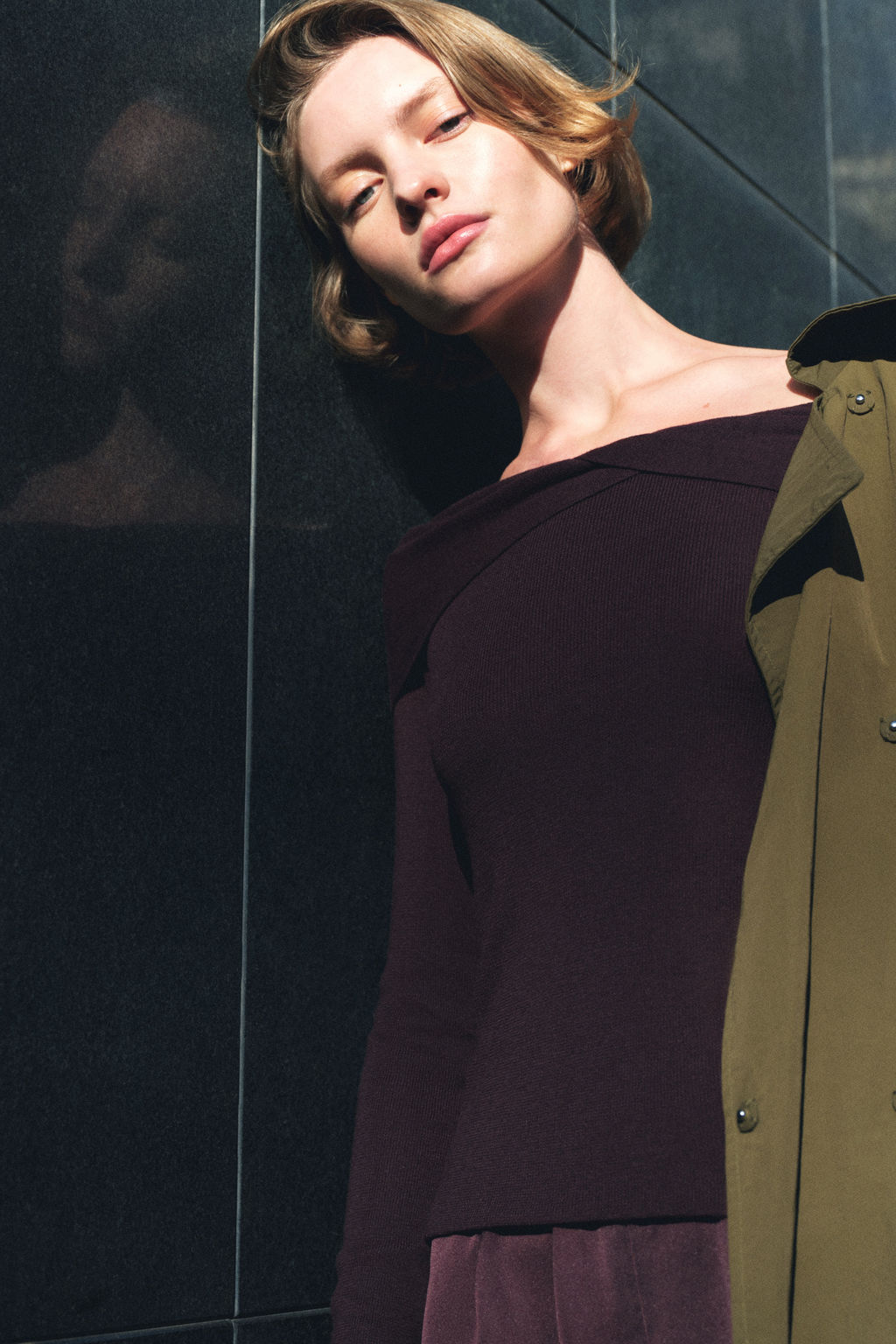 Top off-the-shoulder con detalle girado - H&m фото 3