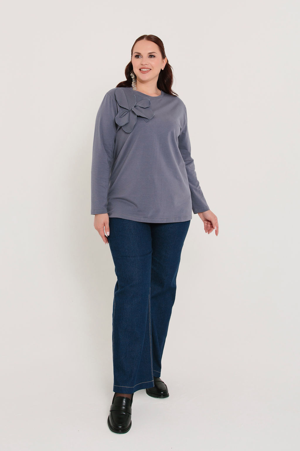 95% хлопок, 5% эластан блуза, джемпер - Prima linea фото 3