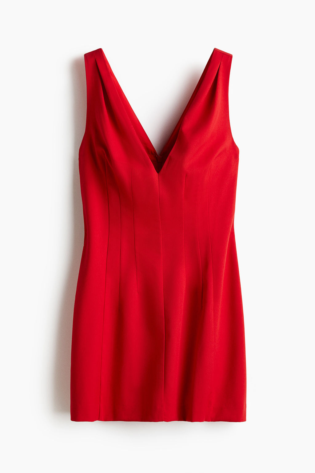 Vestido entallado con escote en V - H&m фото 2