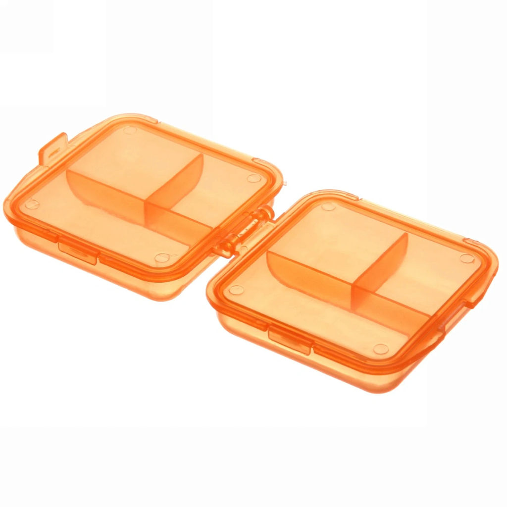 Цена за 10 шт. Таблетница - органайзер "ИДЕЯДОМА", 3 ячейки, 6*6*3см