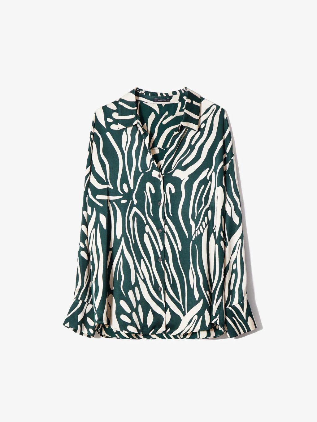 EMKA / Рубашка из скользящей, шелковистой вискозы.  фото 5