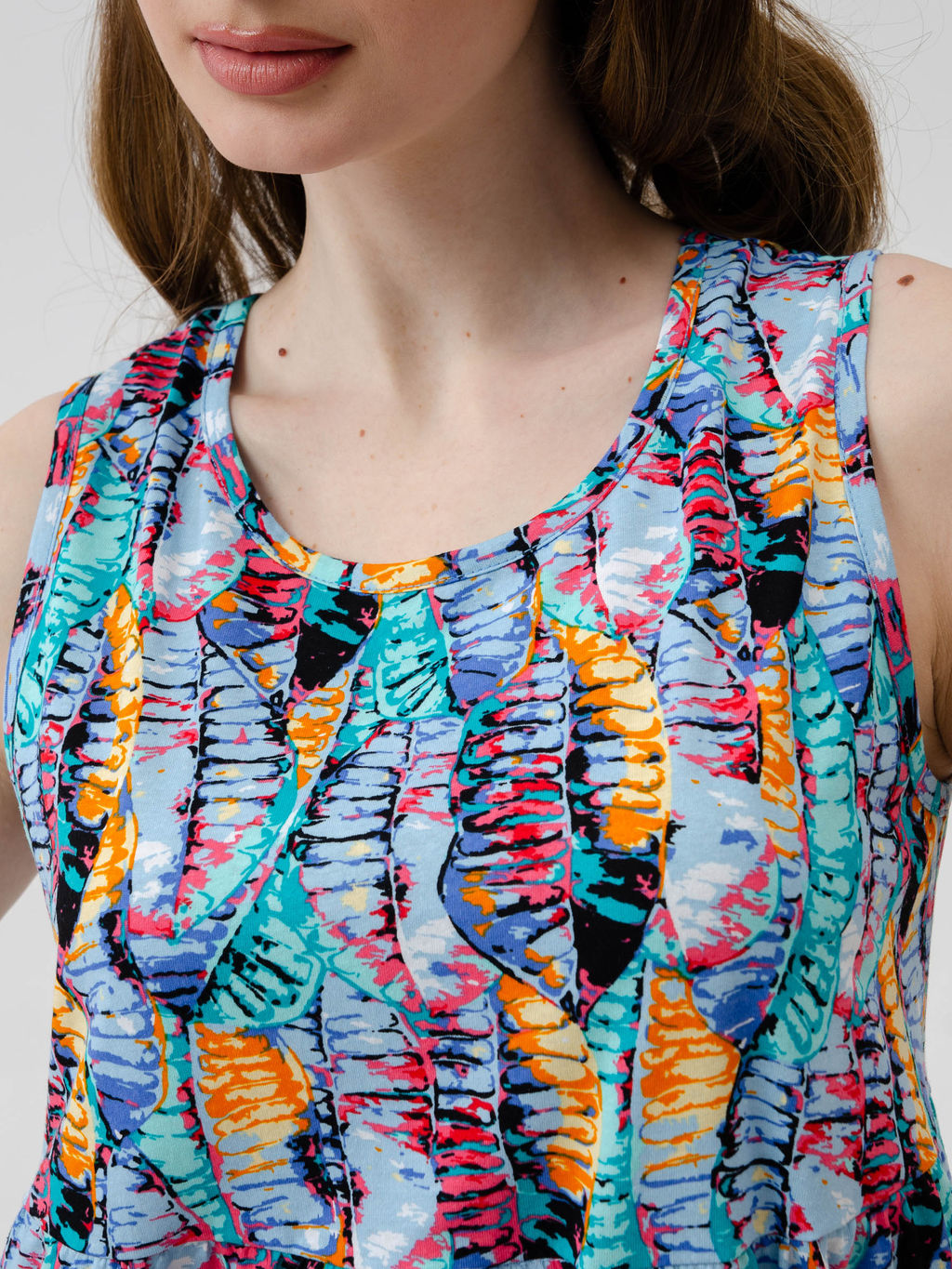 Сарафан Калейдоскоп 100% ХЛОПОК - Оптима фото 8