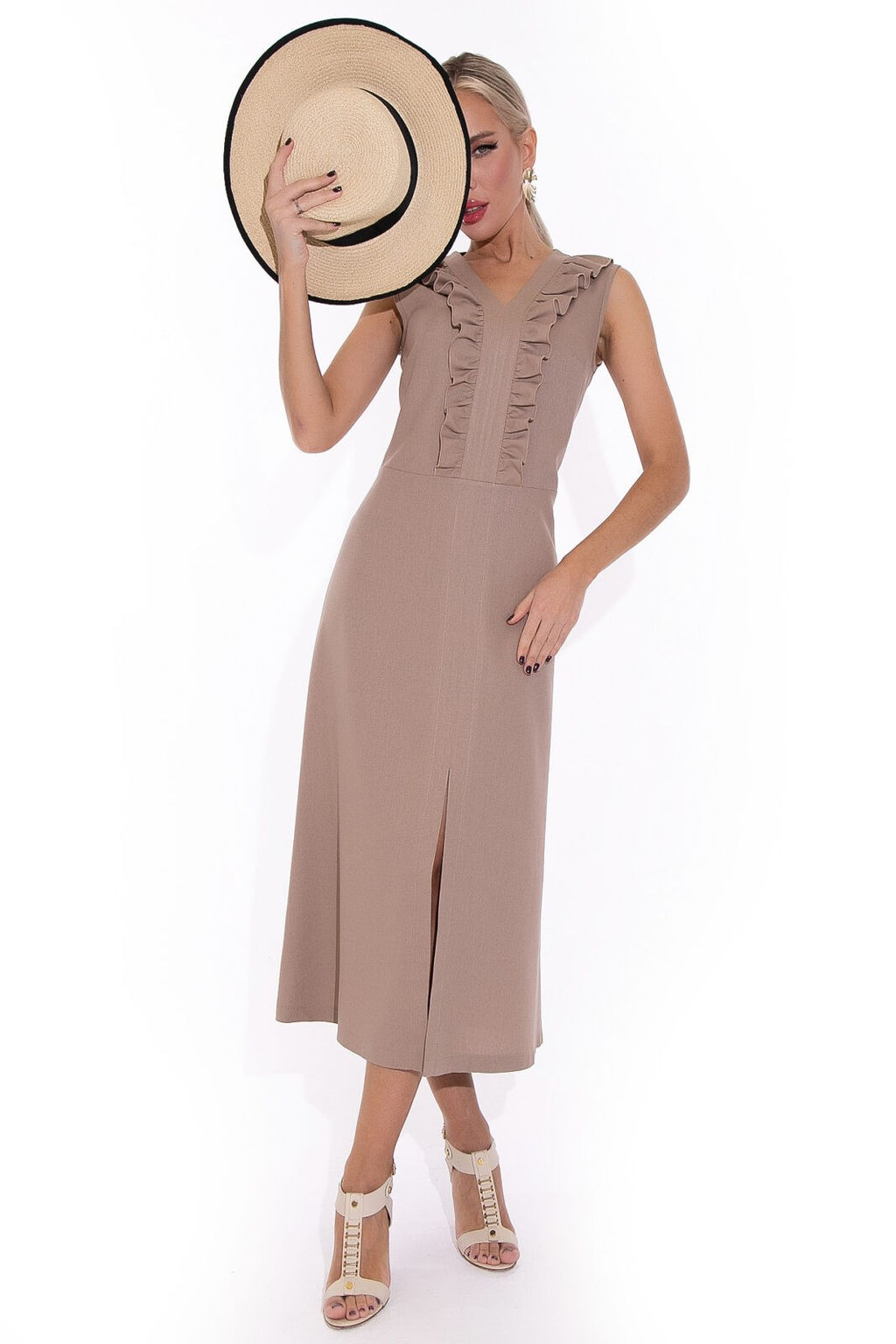 Платье Ассоль (бежевый) - Эльза фото 2