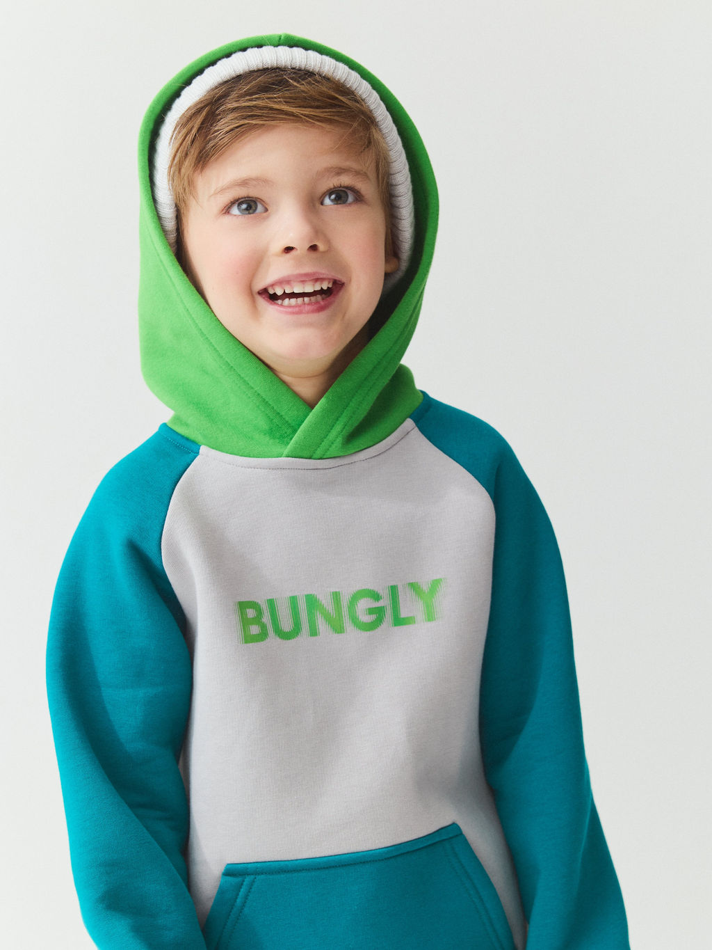 Худи Колор блок "Изумруд" утепленное