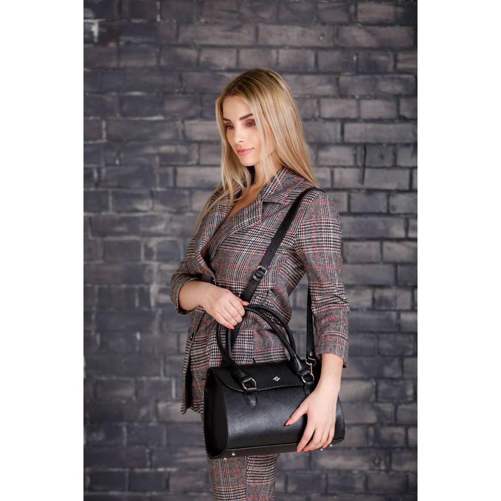 Женская кожаная сумка Bloy Black - Lakestone фото 12