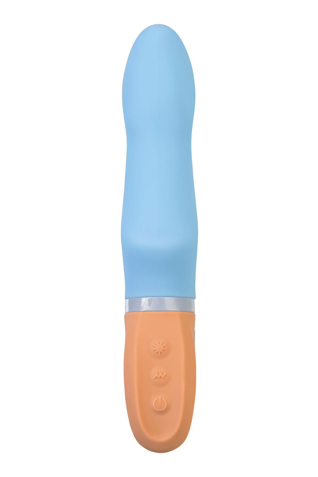Вибратор Flovetta BLUEBELL, силикон, голубой, 18,5 см