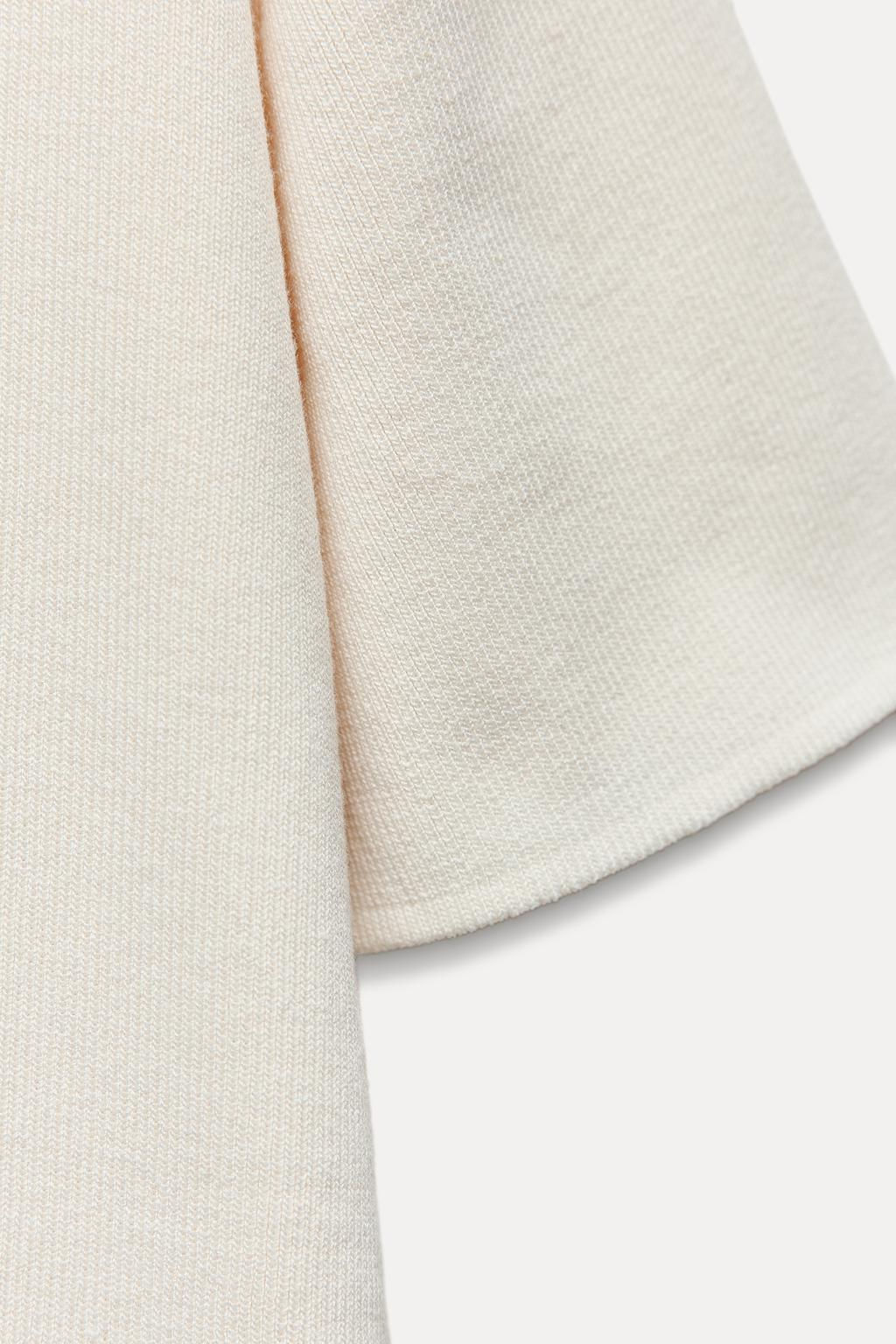 OVERSIZED PLAIN KNIT TOP - Zara фото 7