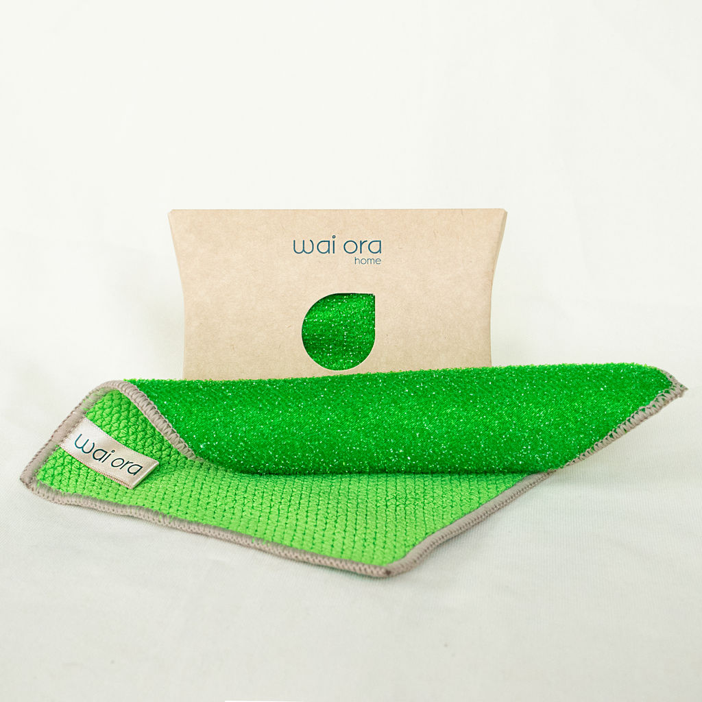 Салфетка для мытья посуды Sparkle (Зеленое яблоко) - Wai ora фото 9