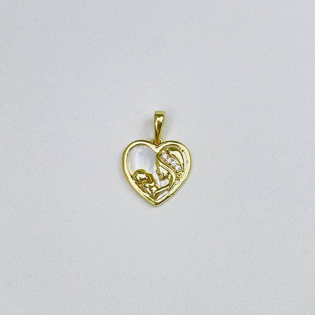 Кулон Сердце из Перламутра