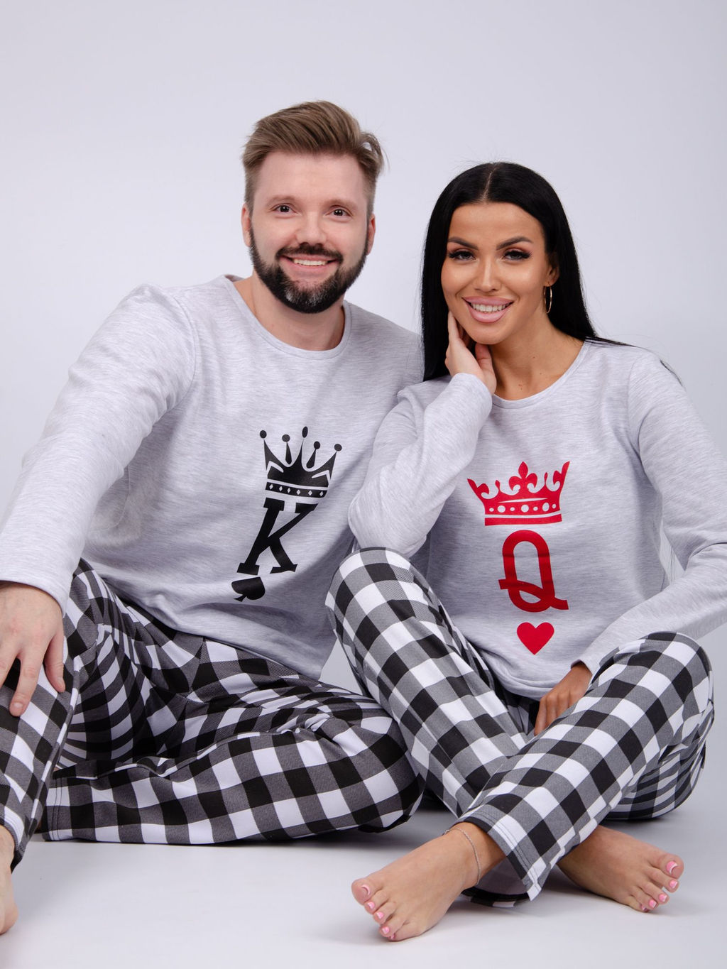 Пижама Карты 2, футер начёс - Малина фото 12