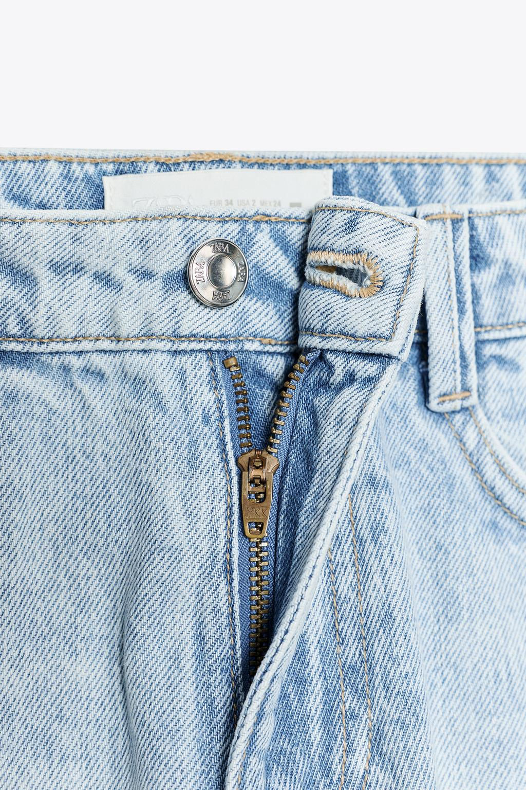 Z1975 REGULAR FIT HIGH-WAIST JEANS WITH BELT - Zara фото 10