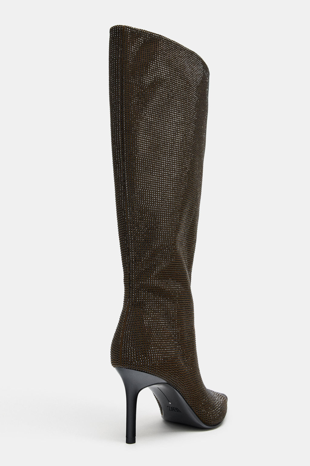 KNEE-HIGH BOOTS WITH SPARKLY DETAILS - Zara фото 3