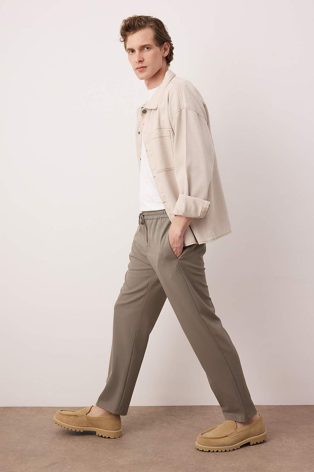 Antrasit Erkek Pantolon TMNAW26PL00010 - Trendyolmilla фото 6