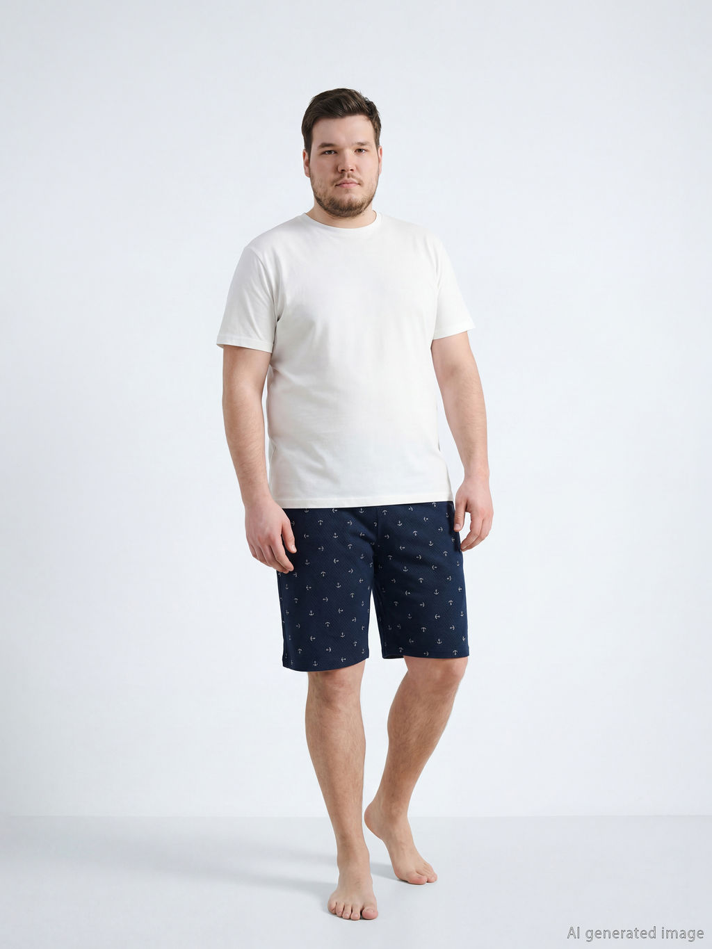 Standart Kal?p Desenli Pijama Alt ?ort